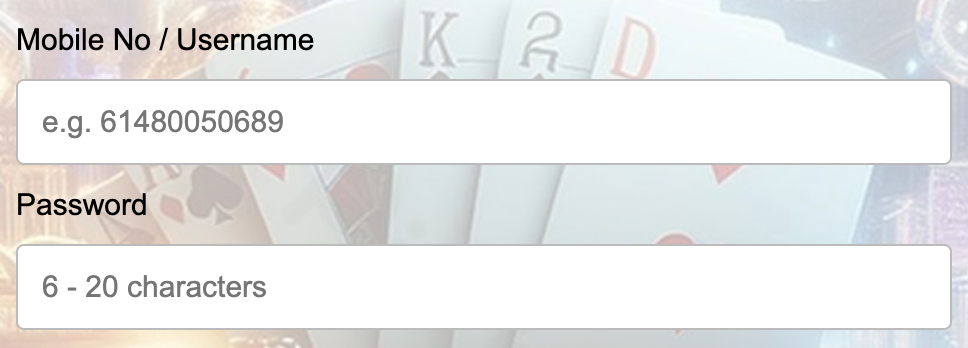 Login